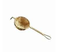 Ronyme Passoire à Thé Industrielle Cuivre Raffinée Ustensile Cuisine Finition Soignée Boucle Adapté Rite Thé Travail Domicile, Chapeau De Paille