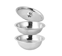 Ronyme Passoire et Bol Amovibles en Acier Inoxydable pour réfrigérateur, Parfaits pour Les salades, Les Raisins, la préparation des Repas et Les céréales, 24cm