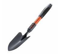 Ronyme Pelle Digging Outil Polyvalent Transplantoir Râteau Ergonomique Poignée Renforcée en Acier Carbone Adaptée pour Sols Difficiles Jardin de Balcon Plage, Longue+Épaisse+Large
