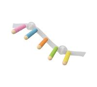 Ronyme Perchoir en Bois avec Ventouse pour Oiseaux, Accessoires de Cage et échelle d'escalade, Styler Un