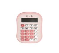 Ronyme Petite Calculatrice à, Mignonne, légère, compacte, Robuste, Portable à 12 Chiffres, idéale pour l'école Primaire, la Maison, Les étudiants, Rose