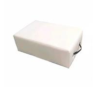Ronyme Pilates Banc de Support Boîte de Reformer Boîte d'exercice Module d'Appui Tabouret d'Entraînement Combinaison Bois Robuste Mousse à Haute Résilience , Blanc