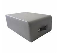 Ronyme Pilates Banc de Support Boîte de Reformer Boîte d'exercice Module d'Appui Tabouret d'Entraînement Combinaison Bois Robuste Mousse à Haute Résilience , Gris Foncé