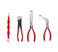 Ronyme Pince déconnexion électrique (lot 4) - Séparateur connecteurs électriques - Outil retrait robuste et professionnel pour ouvriers