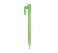 Ronyme Piquet de Tente Extérieur Sardine Ancrage de Sol Piquet Polypropylène Tenue Renforcée dans Sols Souples et Durs pour Fixer Bâches Abris et Toiles, Vert