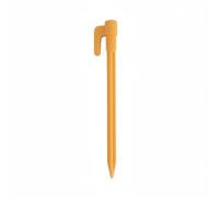 Ronyme Piquet de Tente Extérieur Sardine Ancrage de Sol Piquet Polypropylène Tenue Renforcée dans Sols Souples et Durs pour Fixer Bâches Abris et Toiles, Jaune
