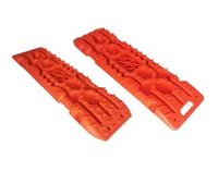 Ronyme Planche de Récupération Véhicule Plaque de Traction Rampe Antidérapante Tapis d'Adhérence en Plastique Rigide pour Guider la Sortie du Véhicule de la, Orange