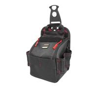 Ronyme Pochette à outils d'électricien avec passants, organisateur de ceinture porte-outils pour quincaillerie, plombier, mécanicien, réparateur, 16.5 Cm X 13 Cm X