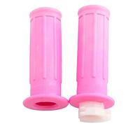 Ronyme Poignées de Guidon 2 pièces, Ensemble poignée torsadées pour accélérateur d'accélérateur Durable pour Remplacement PW50, Rose
