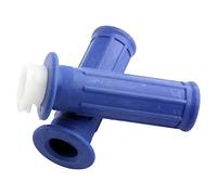 Ronyme Poignées de Guidon 2 pièces, Ensemble poignée torsadées pour accélérateur d'accélérateur Durable pour Remplacement PW50, Bleu