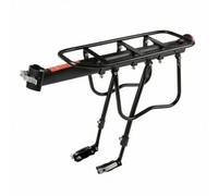 Ronyme Porte-Bagages Vélo Arrière Porte-Bagages Support Cargo Porte-Panier Porte-sacoches Cadre avec Renforts Latéraux Installation Rapide Amovible Outils
