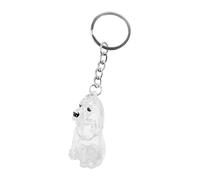 Ronyme Porte-clés en Forme de Chien, Porte-clés de Voiture, Pot commémoratif léger et créatif pour Poils d'animaux, Cadeau pour père, Beagle