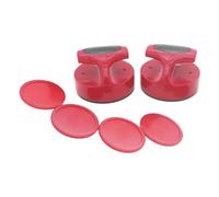 Ronyme Poussoirs et palets de Air Hockey, pagaies de Hockey sur Air, poignées de but de 9.4cm, accessoires de jeu de Table pour cadeaux de fête, maison pour, c