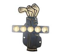 Ronyme Présentoir à balles de Golf, Coffret de Collection de balles, décoration Murale créative, Armoire de Rangement en métal, Silhouette, étui de