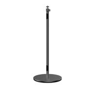 Ronyme Projecteur Support Pied Réglable Trépied Support Plancher Monture Supérieure Orientable Réglage en Hauteur Fluide Base Lourde Antibasculante Style, Noir, Hauteur Réglable 250-760