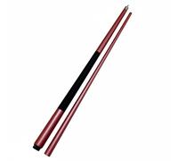Ronyme Queue de Billard Deux Pièces Bâton Tige Canne Pointe 10 Mm et 13 Mm en Érable Assemblable pour Coups Contrôlés et Port Commode Adaptée aux Exercices, Rose, 13MM