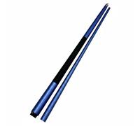Ronyme Queue de Billard Deux Pièces Bâton Tige Canne Pointe 10 Mm et 13 Mm en Érable Assemblable pour Coups Contrôlés et Port Commode Adaptée aux Exercices, Bleu, 13MM