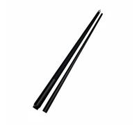 Ronyme Queue de Billard Deux Pièces Bâton Tige Canne Pointe 10 Mm et 13 Mm en Érable Assemblable pour Coups Contrôlés et Port Commode Adaptée aux Exercices, Noir, 13MM