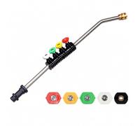 Ronyme Rallonge Lavage Raccord Rapi en Cuivre Crbé Lance Ntoyage Buses Interchangeables Interchangeable, 38CM