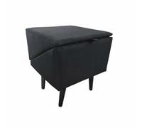 Ronyme Rampe Escalier Chien Escabeau Animaux Pliable Bois Tapis Molletonné Pratique Confortable Utilisation Facile Convient à l'Aide à sur Canapé Lit, Noir, Coton Et Lin