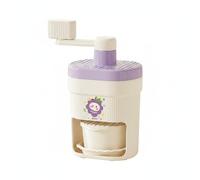 Ronyme Râpe à Glace Manuelle Coupe à Glace Pilée Fonctionnement Manuel Chambre Sécurisée Base Stable pour Réaliser Boissons Fraîches Desserts Glacés Utilisation Familiale Stands de Snacks, Violet