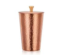 Ronyme Récipient Moulin à Récupération Tasse à Moudre Tasse à Arômes Corps Conique Stable Sous le Bec Couvercle Plat à Bouton Préserve les Parfums Convient aux Amateurs de Café Atelier