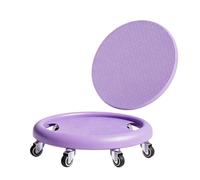 Ronyme Roue Abdominale Femme Disque d'Entraînement Rouleau Patin Glisseur Déplacement Multidirectionnel 360 Degrés Base Élargie à Six Roues Glisse Douce