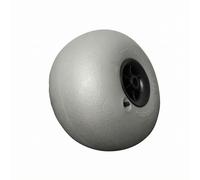 Ronyme Roue de Chariot de Plage PVC Gonflable de Remplacement Bande de Roulement Texturée 80 Kg Adaptée aux Chariots Utilitaires et Diables Plage et, PVC 12 Pouces - Diamètre du Trou 23 Mm