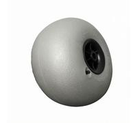 Ronyme Roue de Chariot de Plage PVC Gonflable de Remplacement Bande de Roulement Texturée 80 Kg Adaptée aux Chariots Utilitaires et Diables Plage et, PVC 12 Pouces - Diamètre du Trou 26 Mm