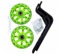 Ronyme Roues d’Apprentissage Vélo Robustes, Vert Lumineux avec Support Renforcé 3.0 Et Outils, Size to 5