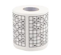 Ronyme Rouleau de Papier Toilette Sudoku Tenacity Essuie et Amusant Papier Toilette Sudoku