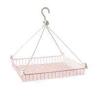 Ronyme Séchoir à pulls en maille, séchoir à linge suspendu, à linge domestique en maille coupe-vent pour vêtements, appartements, chaussettes, chemises, Rose à Un Seul Niveau