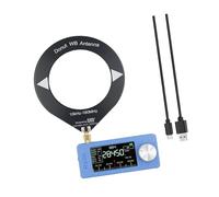 Ronyme SI4732 Mini Radio Clear Color Affichage de 1,9 Pouce AM Pocket Radio Receiver pour Les Cadeaux de Camping intérieur extérieur, Bleu Noir