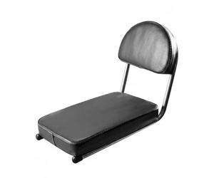 Ronyme Siège Arrière Vélo avec Coussin Épais Support Ergonomique Couverture Antidérapante Fixation Stable Convient aux Promenade Loisir Extérieur, Noir