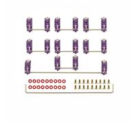 Ronyme Stabilisateur de Clavier Mécanique Pièce Accessoire PCB à Vis avec Corps en Fils Acier Doré Maintien Ferme et Touches Stables pour Barre d'Espace et, Color to 1