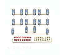 Ronyme Stabilisateur de Clavier Mécanique Pièce Accessoire PCB à Vis avec Corps en Fils Acier Doré Maintien Ferme et Touches Stables pour Barre d'Espace et, Light Blue