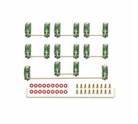 Ronyme Stabilisateur de Clavier Mécanique Pièce Accessoire PCB à Vis avec Corps en Fils Acier Doré Maintien Ferme et Touches Stables pour Barre d'Espace et, Color to 6