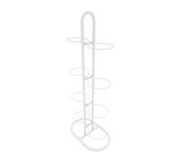 Ronyme Support à balles 8 niveaux pour garage, organiseur multifonction pour équipements sportifs, support vertical pour football, salle de sport, Blanc