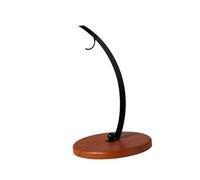 Ronyme Support à bananes de table, porte-bananes décoratif, rangement de fruits, base en bois, crochet pour restaurant, Brun