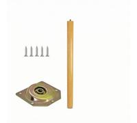 Ronyme Support Bureau en Bois Massif Pied Table Cylindrique Résistant aux Kit Montage Complet Inclus Protège Les Sols s Rayures avec Embouts, 71 Cm
