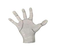 Ronyme Support de basket-ball en forme de main, présentoir en résine, rangement, décoration artistique pour les amateurs de sport, gain de place, football, Blanc