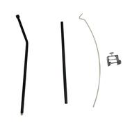 Ronyme Support de Lampe Pliable en Alliage d'aluminium, Support de Lanterne Portable pour Bureau, Tente ou Jardin, idéal pour Le Camping, Les barbecues, Section Noire 2