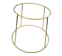 Ronyme Support de Plateau à Fruits de mer, Support de présentation pour Aliments, Multifonctionnel en Fil métallique pour Plateau à Pizza, pour Snack-Bar, Or 15cm à 22cm