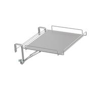 Ronyme Support de rangement pour porte d'armoire, extension de comptoir, pliable, accessoires de cuisine, organisateur de porte d'armoire pour, Argent