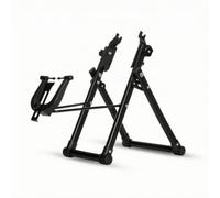 Ronyme Support de Redressage de Roue Vélo Pied de Centrage Outil de d'Alignement Fixations à Vis et Bras Réglables en Alliage d'Aluminium pour Maintenance Stable Atelier Domestique Garage Dépannage