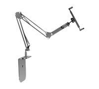 Ronyme Support de Support de Tablette, Alliage D'aluminium Universel, Installation Facile, Support de Bureau Multifonctionnel, Flexible et Réglable à Bra