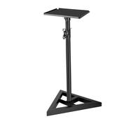 Ronyme Support d'enceinte au Sol Robuste, Portable et antidérapant pour Enceintes de Studio, Utilisation en extérieur et en intérieur, de 65 à 116 cm, Triangle 36x26cm