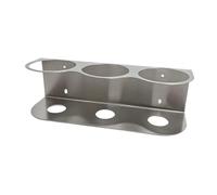 Ronyme Support mural robuste pour flacons pulvérisateurs, idéal pour la salle de bain, l'espace de travail d'un hôtel ou tout autre espace de, 3 Trous