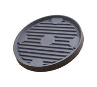 Ronyme Support Roulant pour Plantes avec Roues, Palette pour Plantes, Caddie, Chariot, Dessous de Verre, Plateau pour Pot de Fleurs, pour Arbres en Pot, Diamètre extérieur 28 cm, Gris