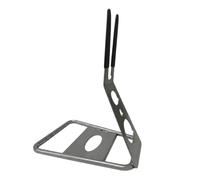 Ronyme Support Vélo U en Acier Porte-vélo Sol Support Arrière sur Moyeu Rangement Gain de Place Patins Rembourrés Anti-Rayures pour Vélos Route et Montagne, Gris Argenté